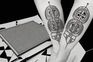 chessboard tattoo idea