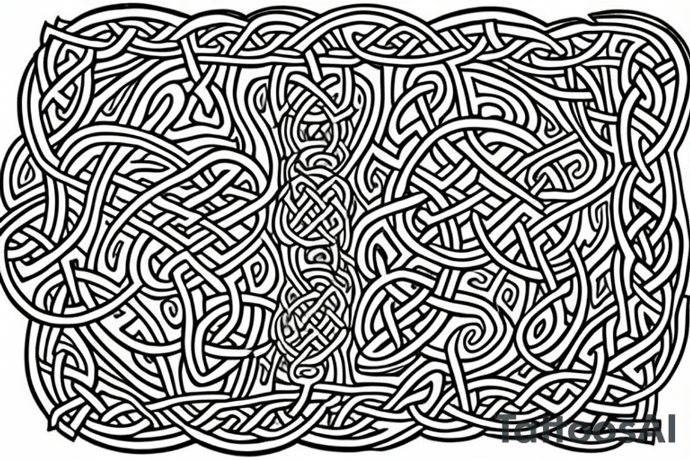 Celtic knot, trout tattoo idea