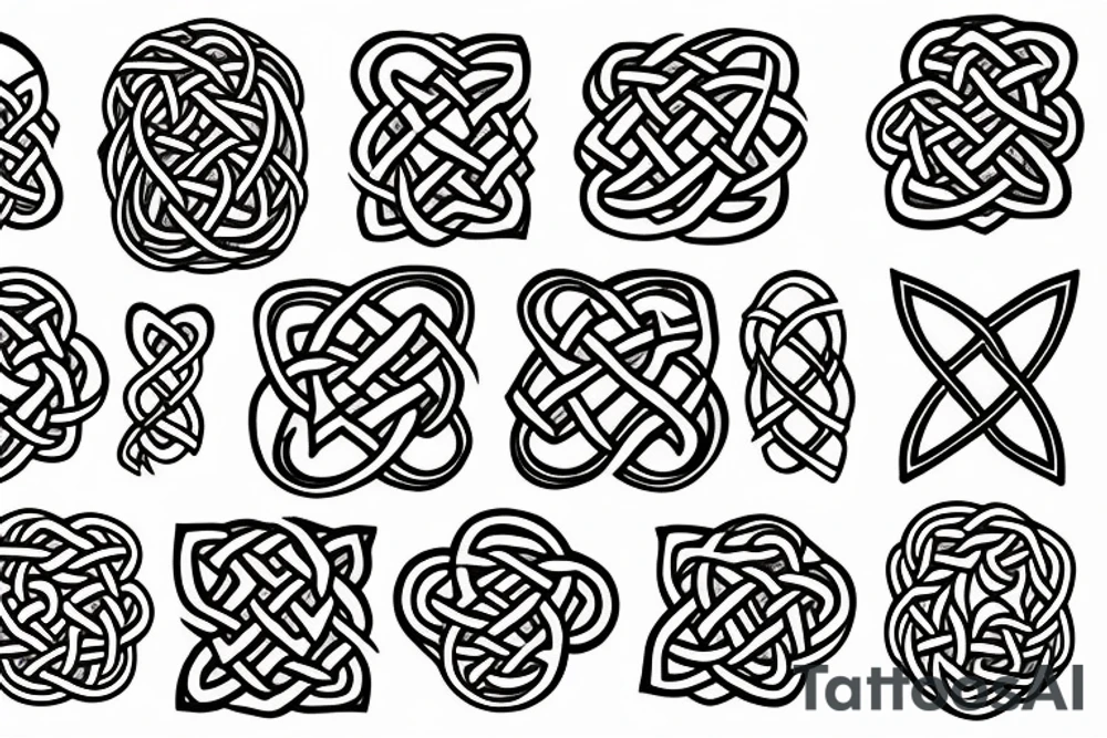 Celtic knot fish tattoo idea