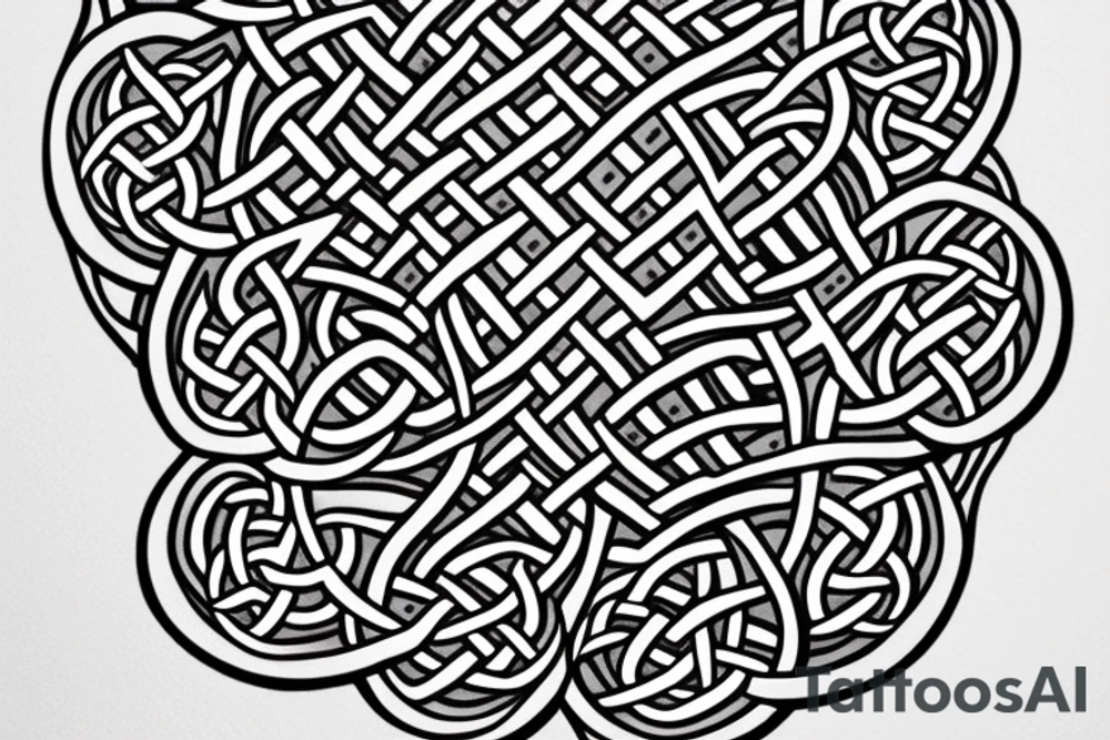 Celtic knot fish tattoo idea