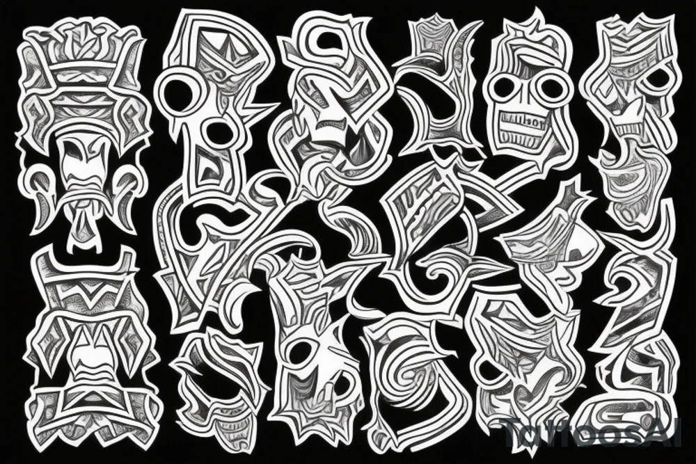 trival, celta, espalda tattoo idea