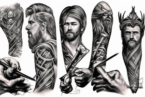god thor tattoo idea