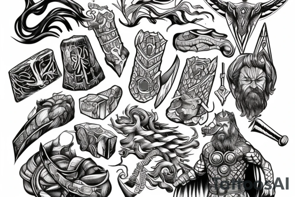 god thor tattoo idea