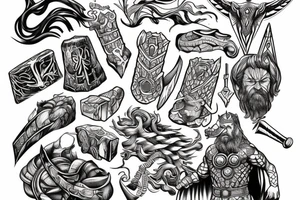 god thor tattoo idea