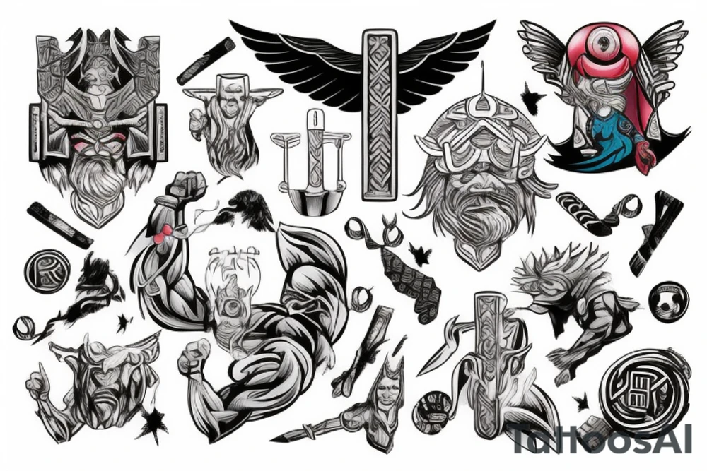 god thor tattoo idea