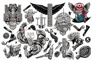 god thor tattoo idea