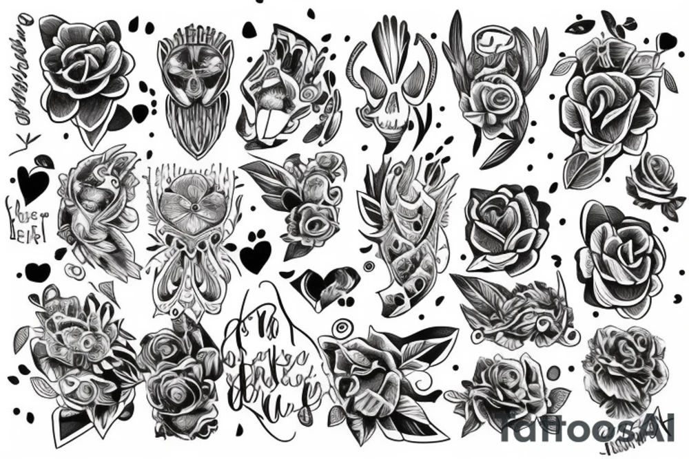 Matching tattoo for best friends that are complenentary tattoo idea