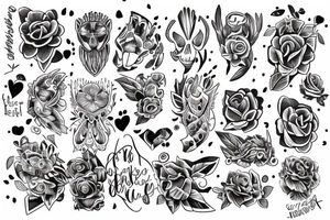 Matching tattoo for best friends that are complenentary tattoo idea