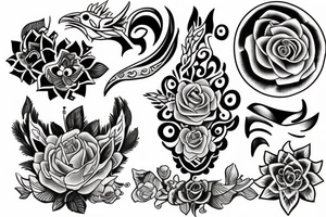 Matching tattoo for best friends that are complementary tattoo idea