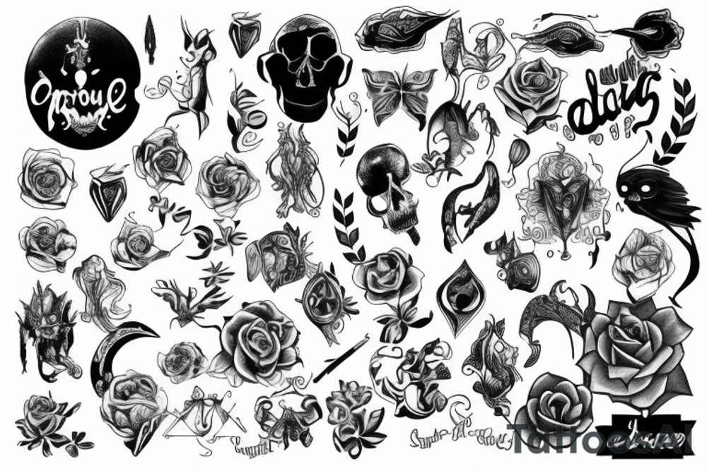 Unique and strong tattoo idea