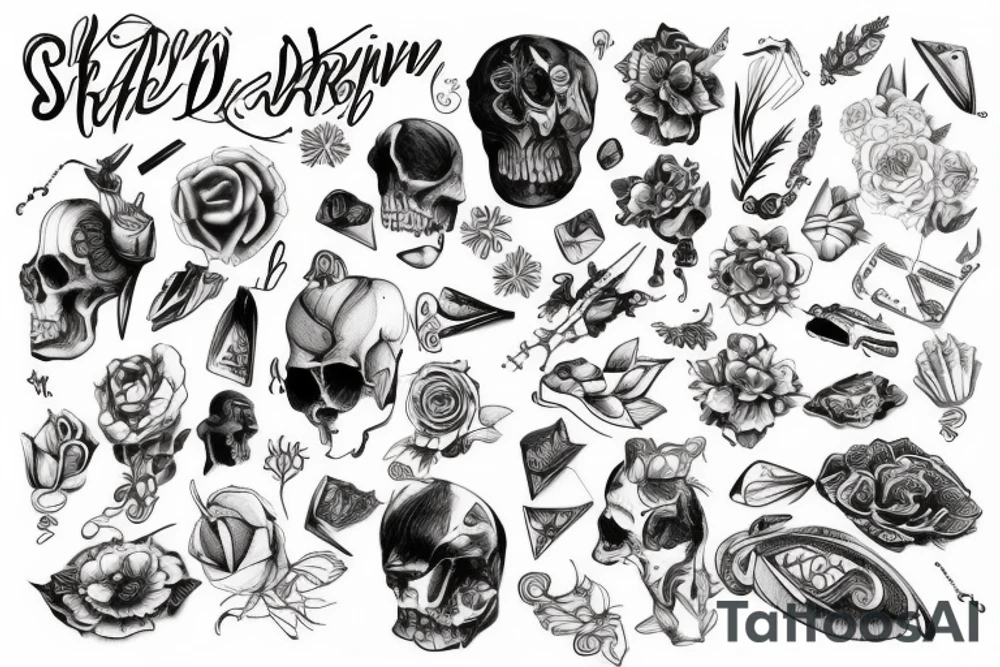 Unique and strong tattoo idea