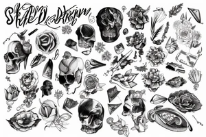 Unique and strong tattoo idea