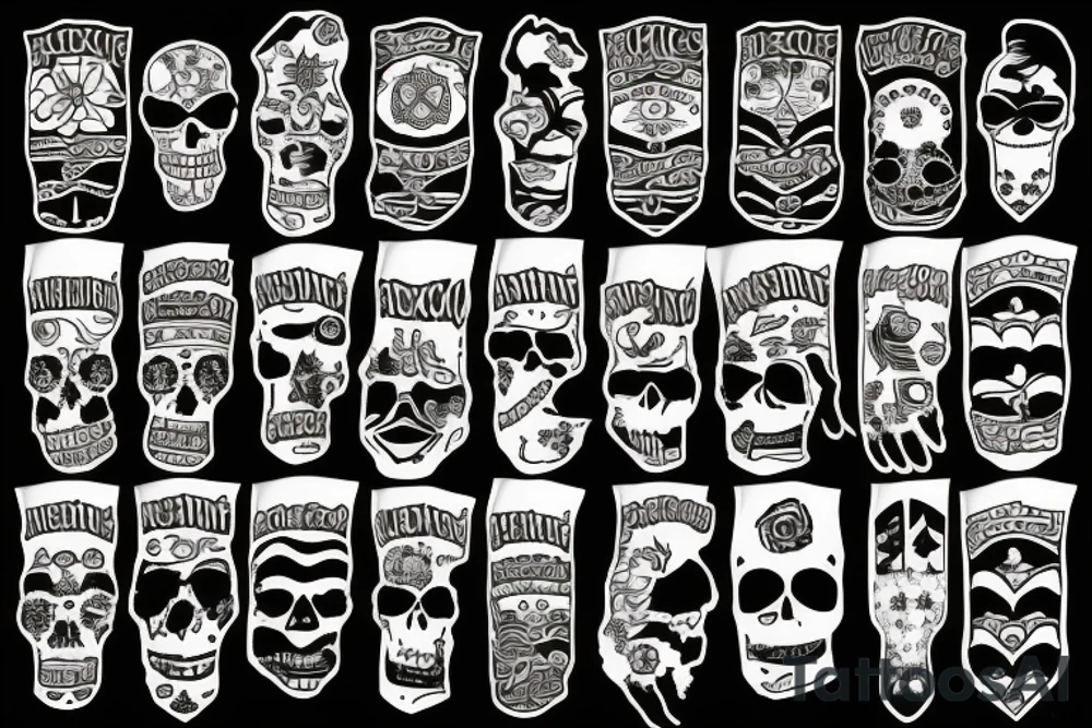 Mexican flag tattoo idea