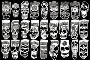 Mexican flag tattoo idea