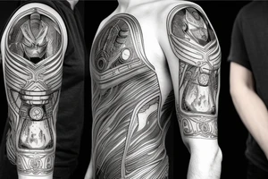 Lord of the rings dark tower Samus Metroid NASA sleeve tattoo idea