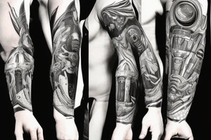 Lord of the rings Samus Metroid NASA sleeve tattoo idea