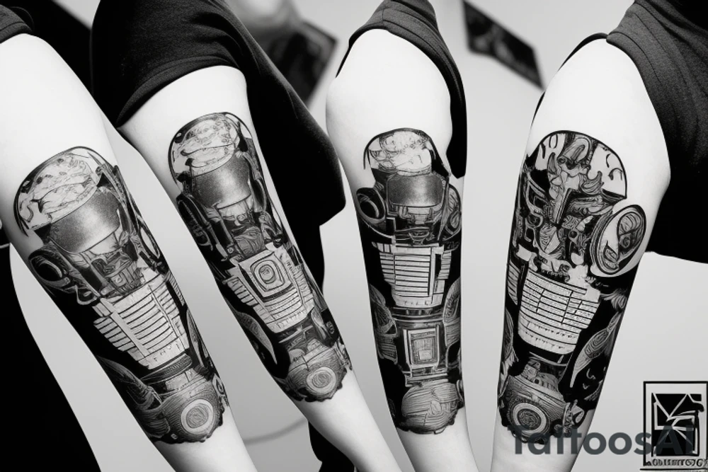 Metroid NASA sleeve tattoo idea