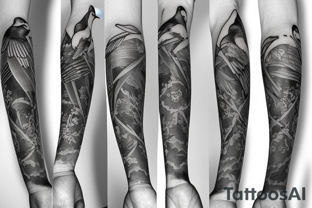 Birds tattoo idea
