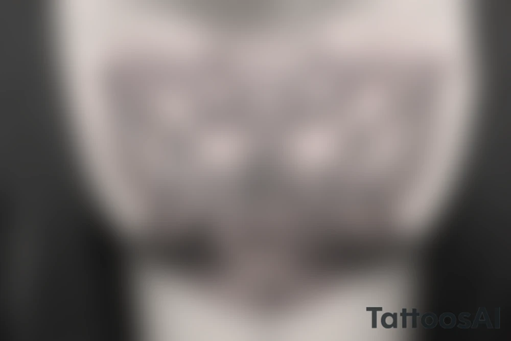 chest tatoo necklace, simple, stylistic, geometry, full metal alchemist tattoo idea
