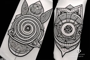 Black, geometric, Ukrainian, car, minimalist.
At all  arm tattoo idea