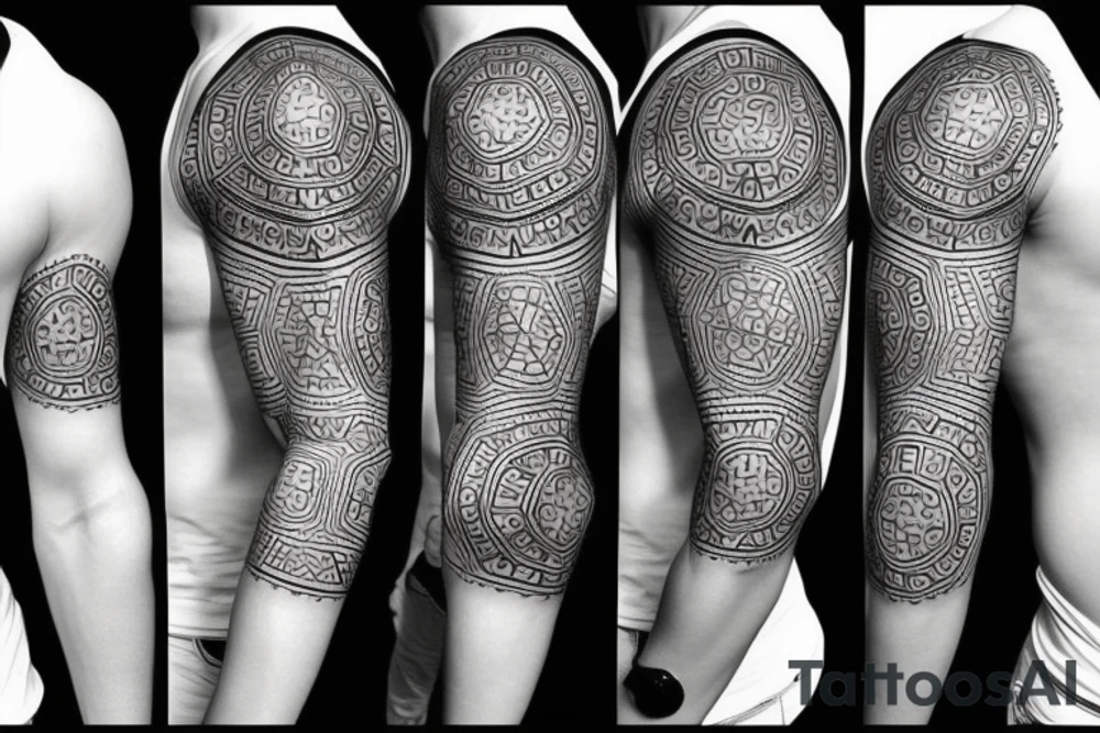 Black, geometric, Ukrainian, car, minimalist.
full sleeve tattoo tattoo idea