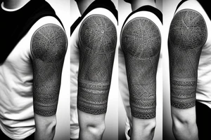 Black, geometric, Ukrainian, car, minimalist.
full sleeve tattoo tattoo idea