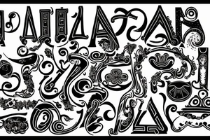 The letters J and J tattoo idea