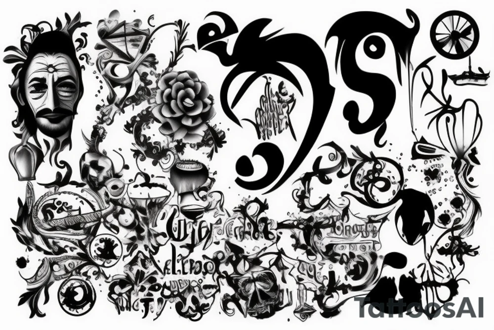 "JJ" graffitti style tattoo idea
