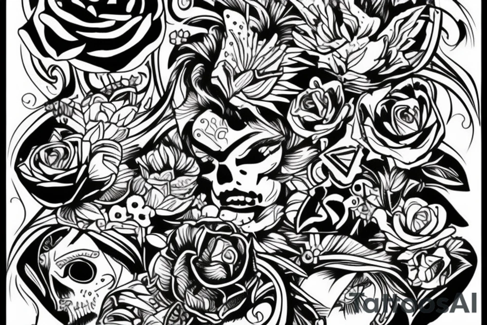 катана tattoo idea