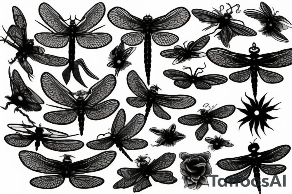 DRAGON fly tattoo idea