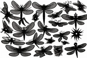 DRAGON fly tattoo idea