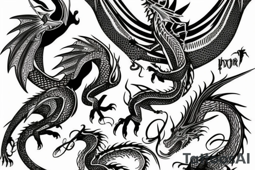 DRAGON tattoo idea