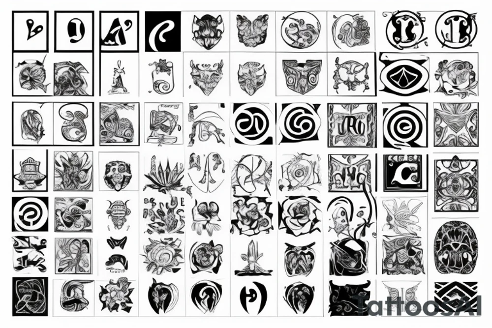 Number “8” tattoo idea