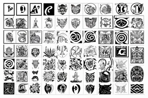 Number “8” tattoo idea