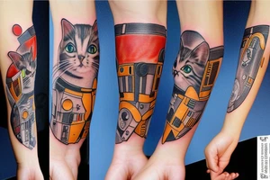 Brother cats with Star Wars tattoo idea