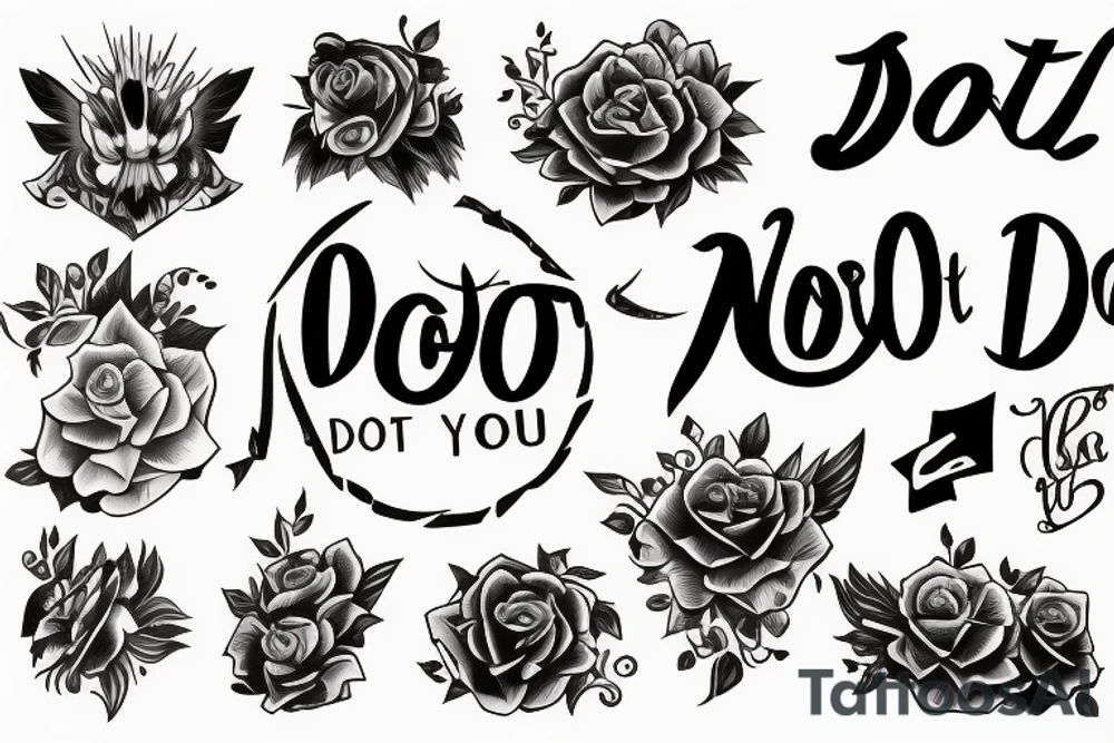 You do not Yield tattoo idea