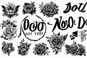 You do not Yield tattoo idea