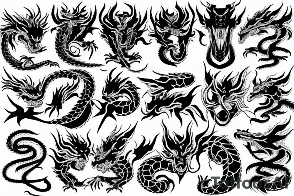 dragon tattoo idea