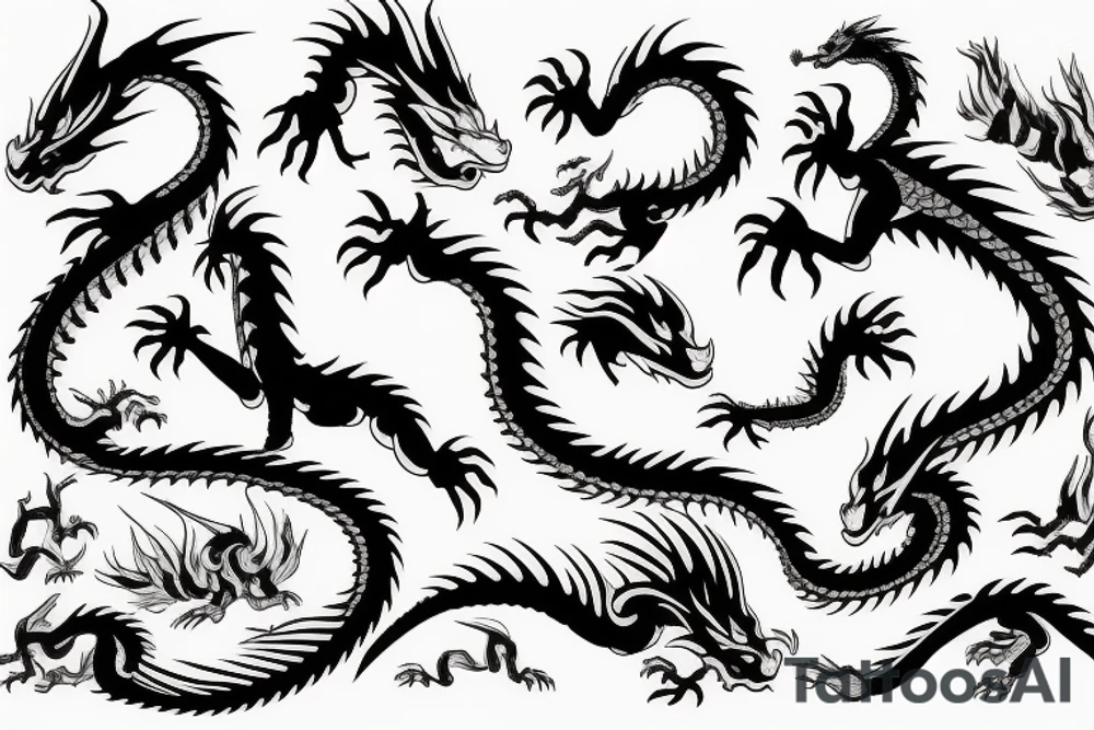 dragon tattoo idea