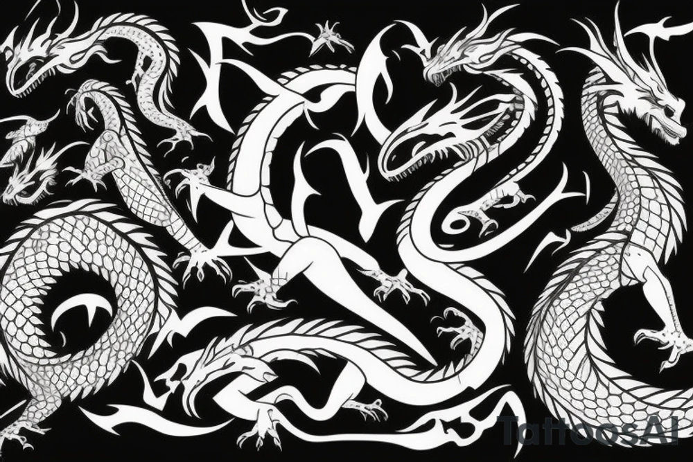 dragon tattoo idea
