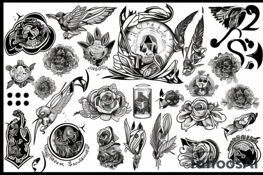 as above so bellow tattoo idea