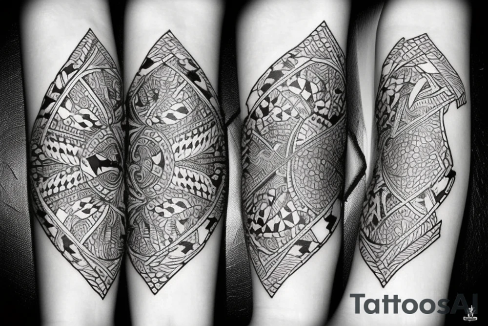 playing cards fanned out tattoo idea