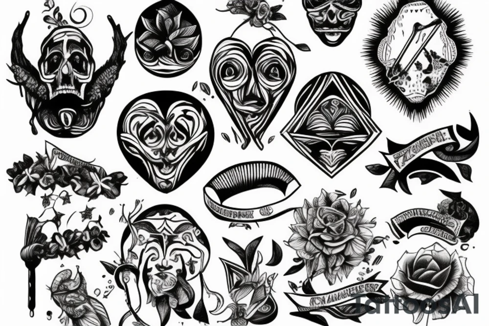absurd humanism tattoo idea