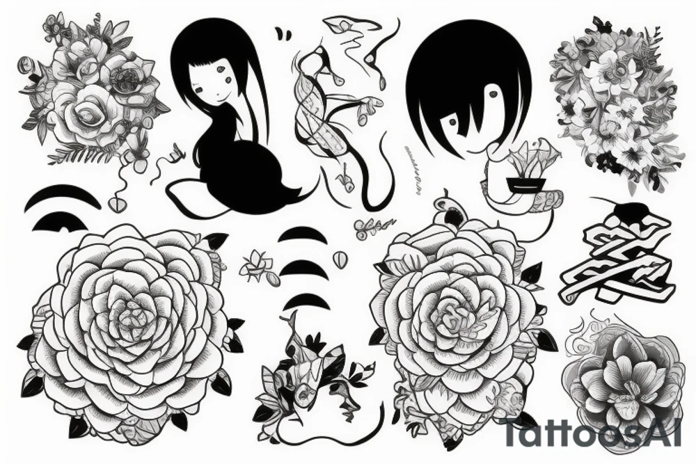 Kawaii tattoo idea