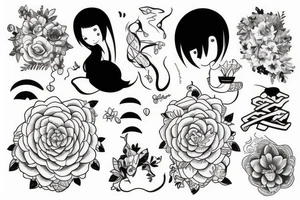 Kawaii tattoo idea