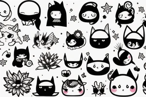 Kawaii tattoo idea