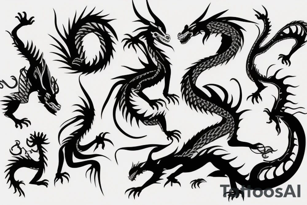 Dragon tattoo idea