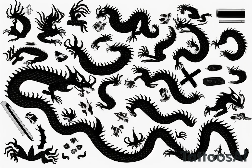 House of Dragon tattoo idea
