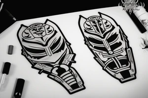 The masked samurai they tattoo idea