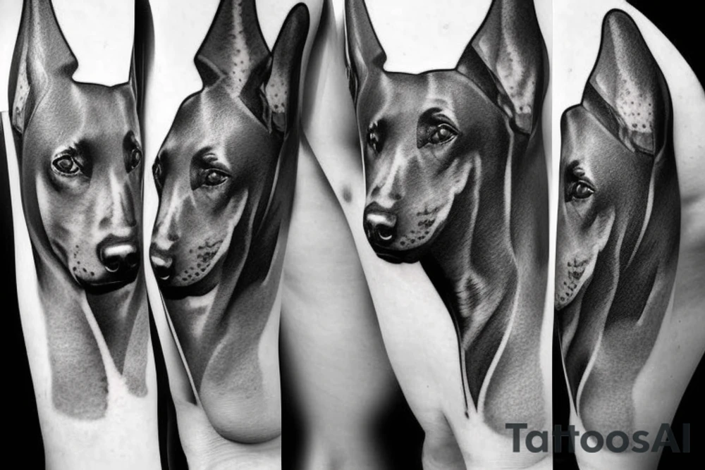 Doberman tattoo idea
